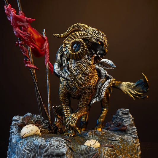 God of War - Mythical Bronze Guardian Art Sculpture